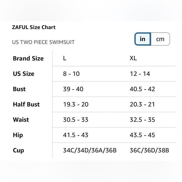 ZAFUL Women's High Cut Bandeau Bikini Set  (11-Black,XL) NWT - Picture 3 of 9